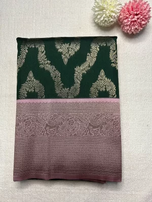 Banaras Silk  Saree - Green